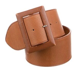 Orciani Wide Leather Waist
Brown Leather Belt